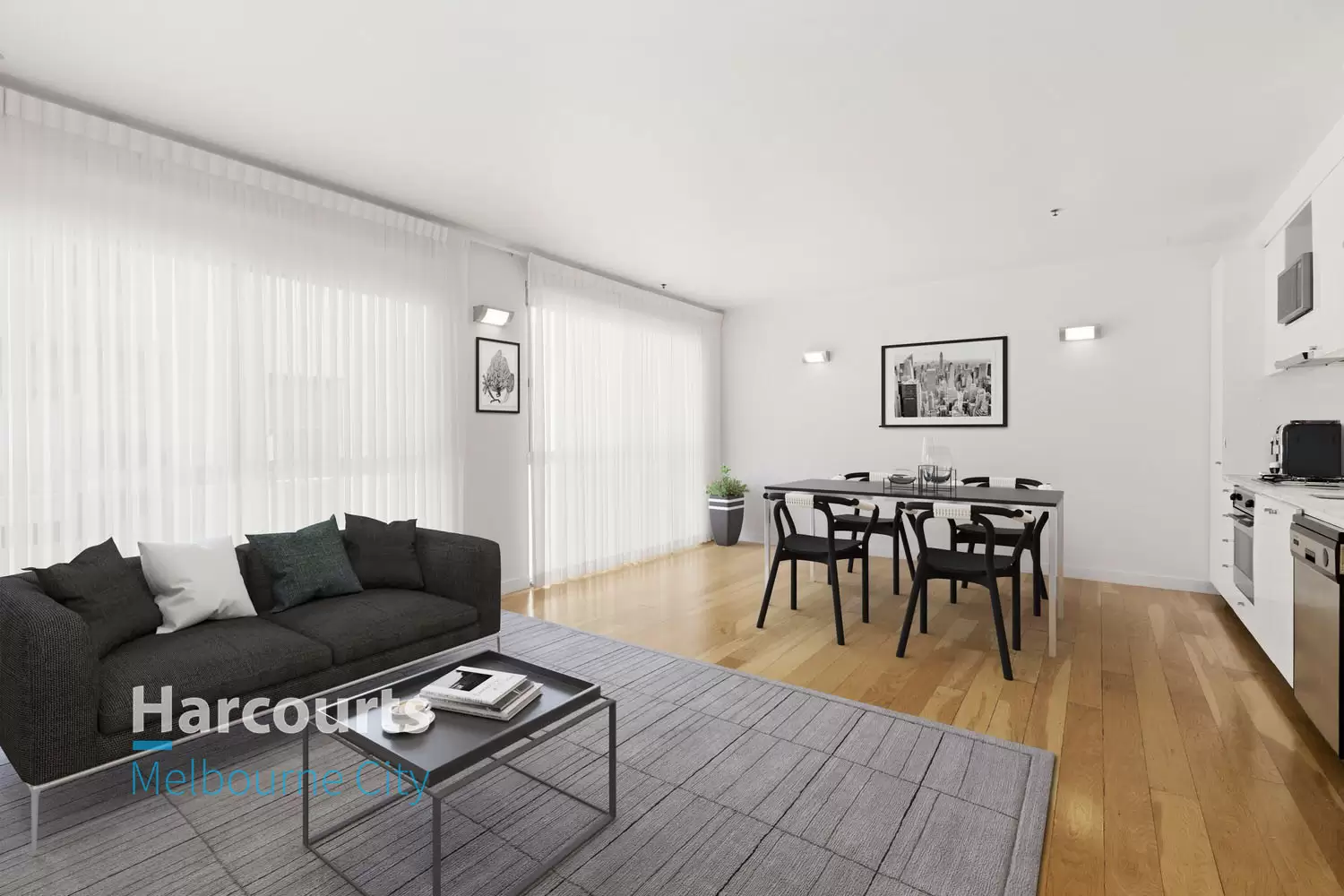 11/4-10 Bank Place, Melbourne Leased by Harcourts Melbourne City - image 2