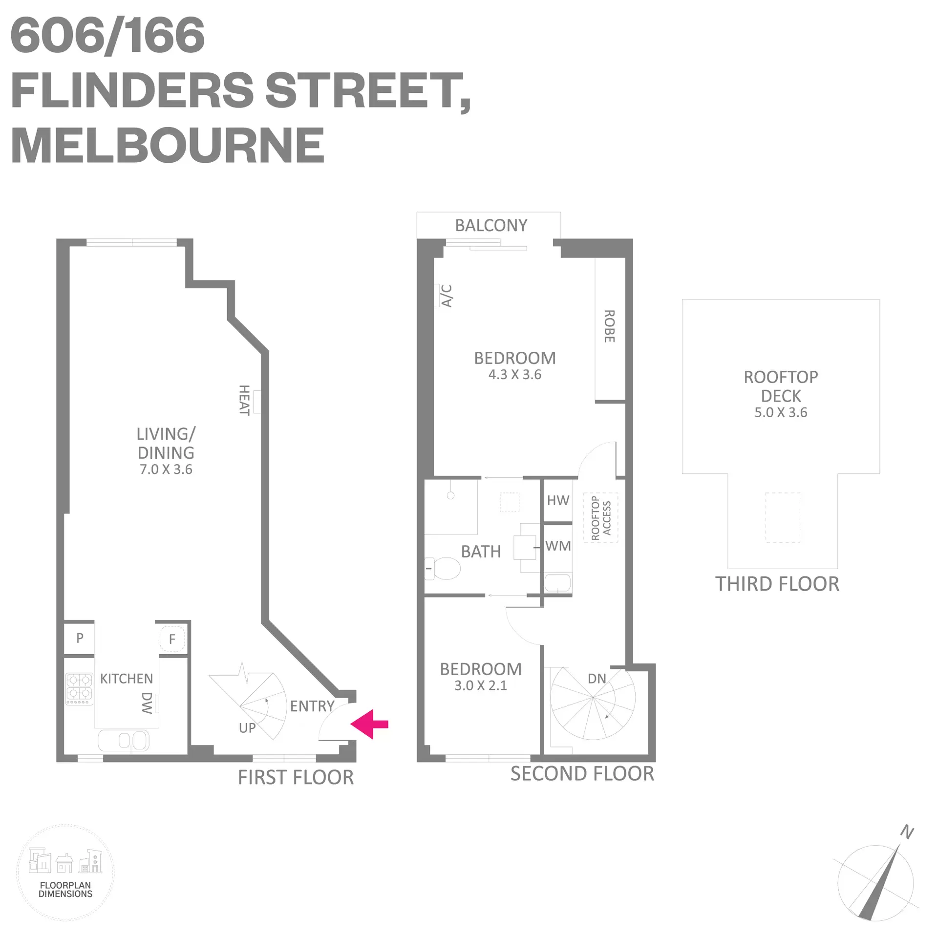 605 & 606/166 Flinders Street, Melbourne Sold by Harcourts Melbourne City - image 1
