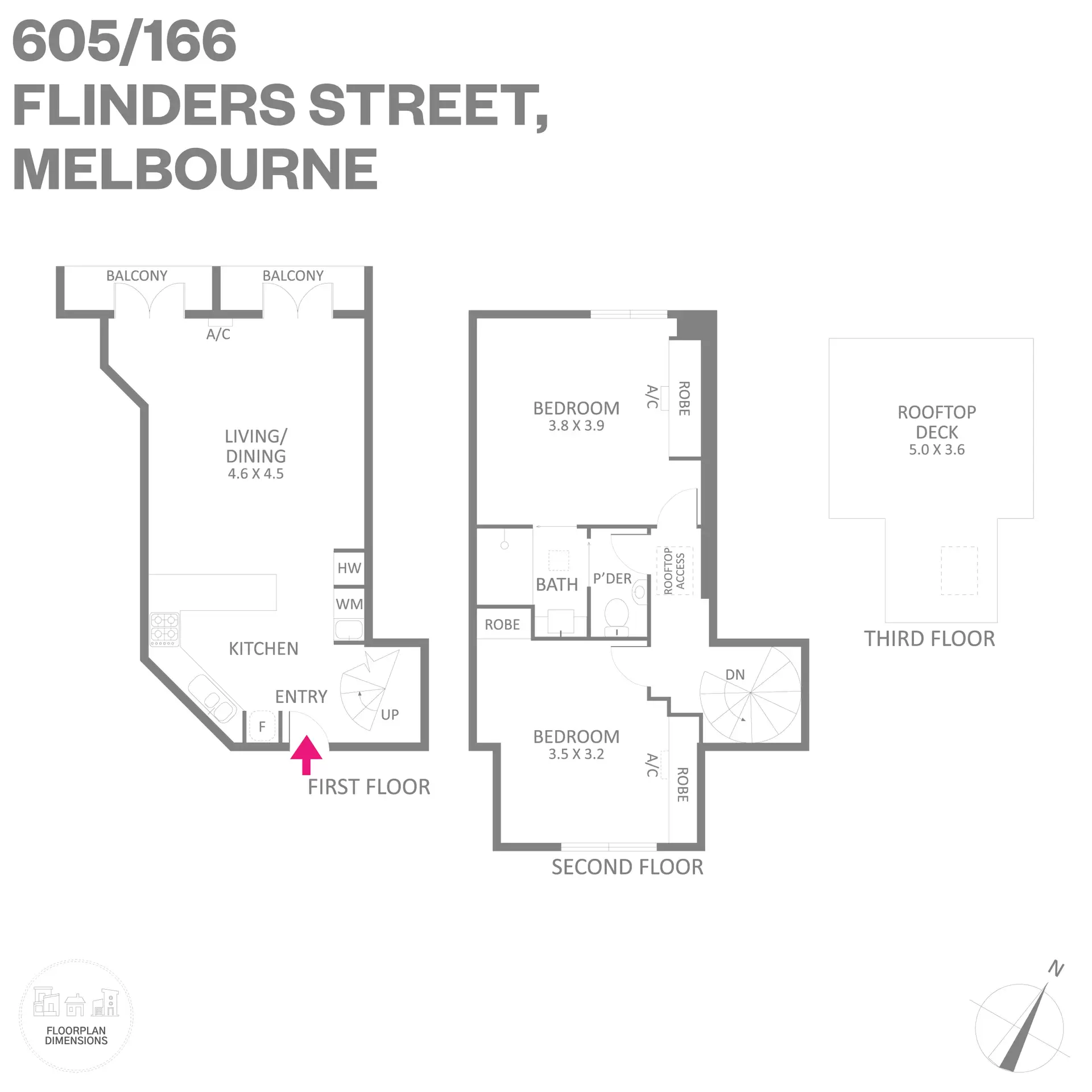 605 & 606/166 Flinders Street, Melbourne Sold by Harcourts Melbourne City - image 1
