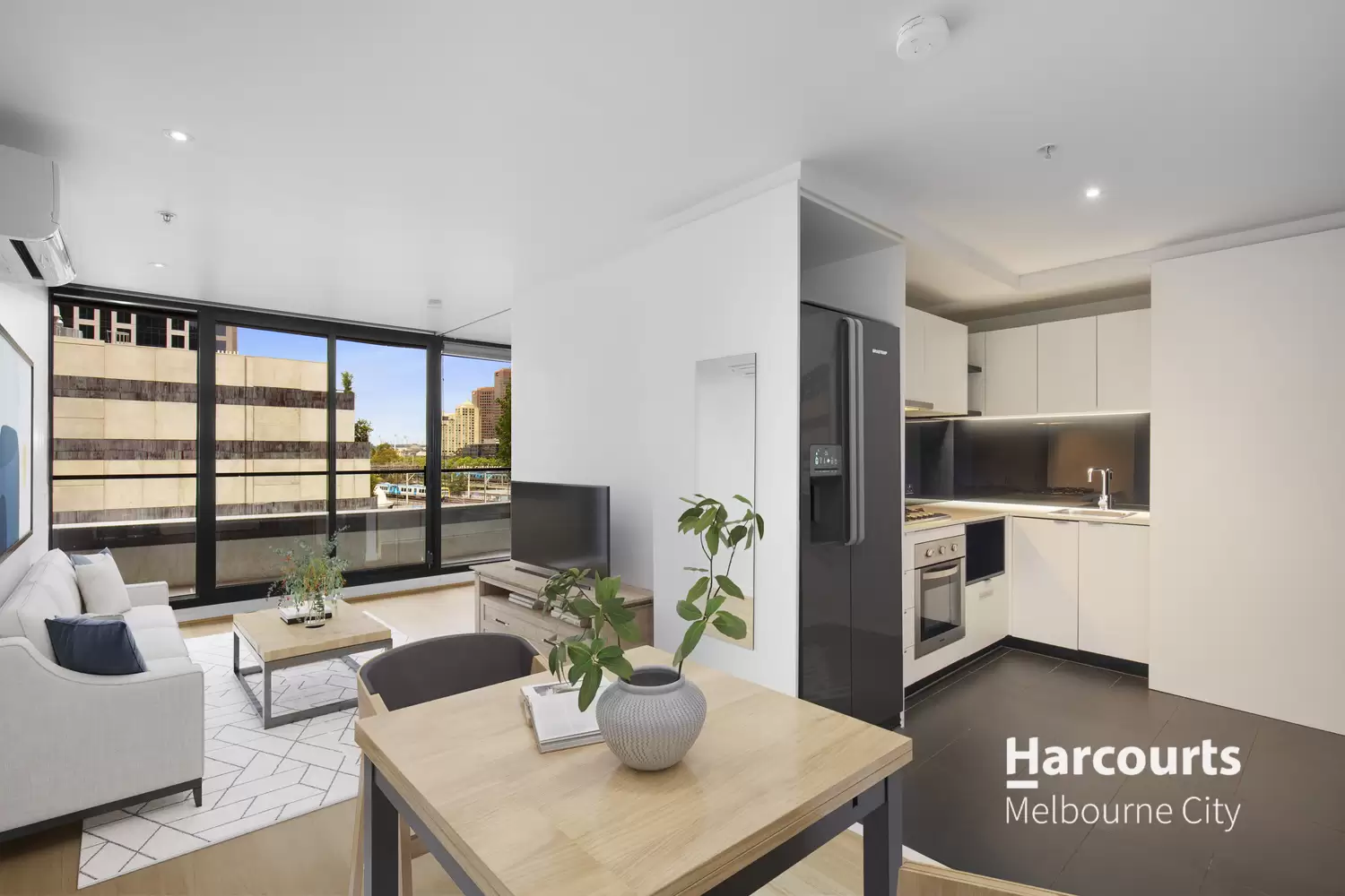 608/7 Katherine Place, Melbourne Leased by Harcourts Melbourne City - image 1