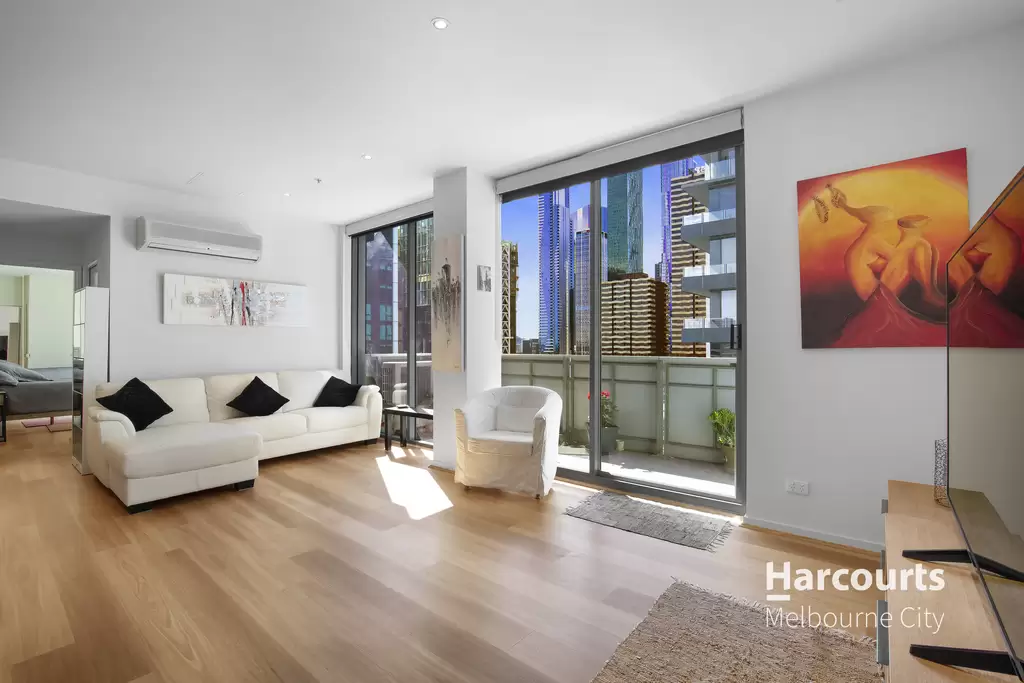 1205/25 Wills Street, Melbourne Leased by Harcourts Melbourne City