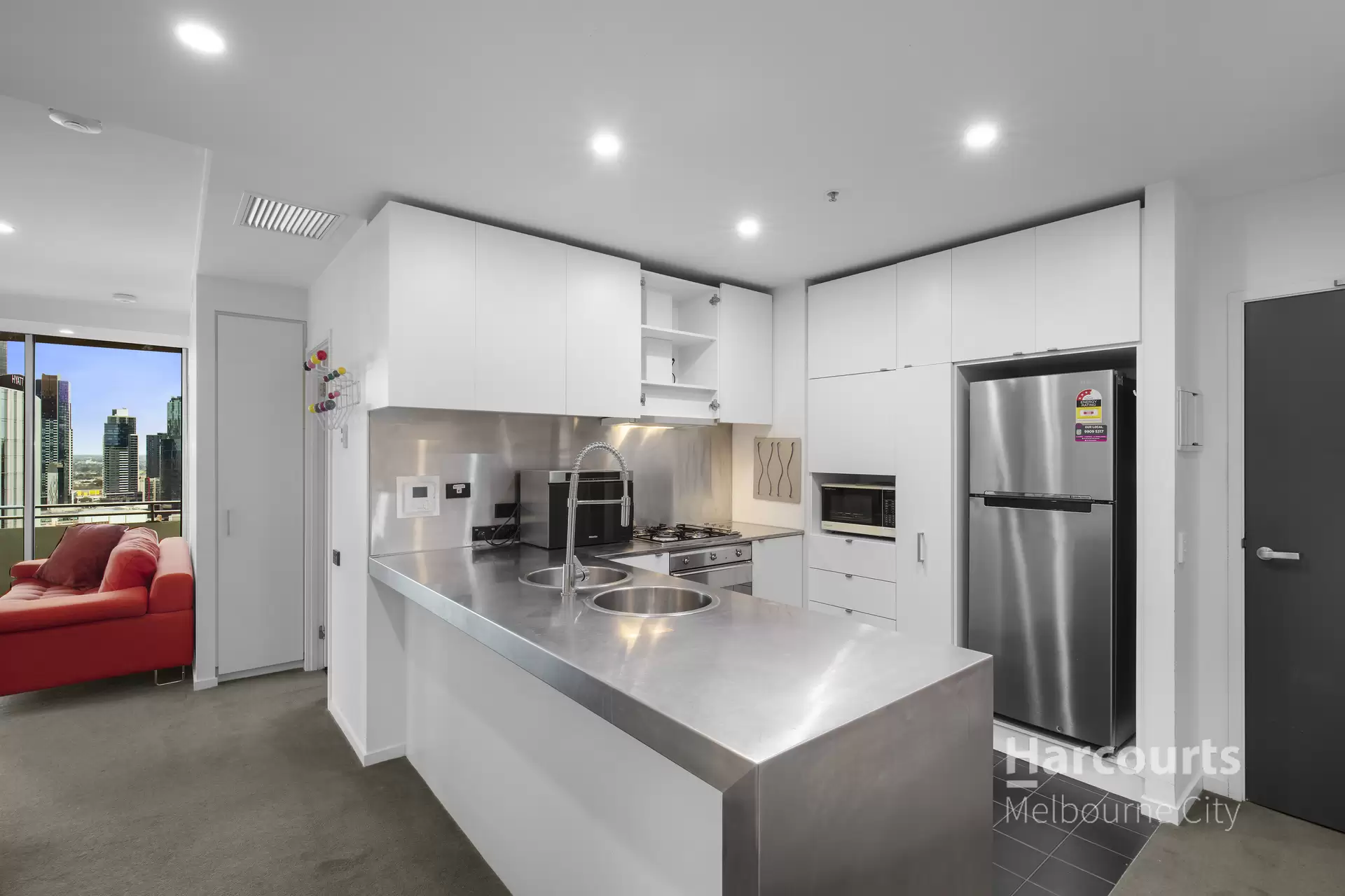 2311/620 Collins Street, Melbourne Leased by Harcourts Melbourne City - image 1