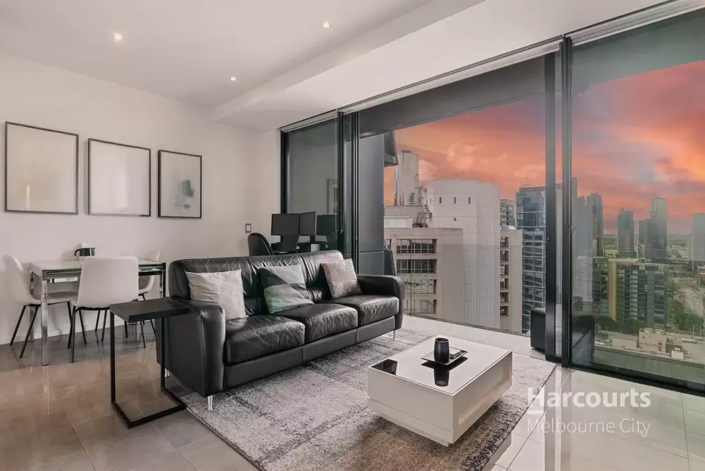 2112/620 Collins Street, Melbourne Leased by Harcourts Melbourne City