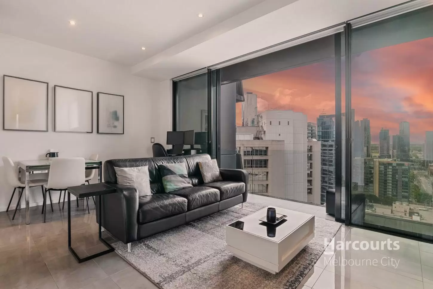 2112/620 Collins Street, Melbourne Leased by Harcourts Melbourne City - image 1